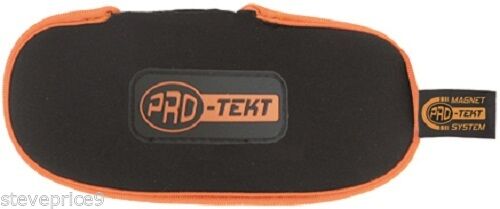 Pro Tekt Golf Putter Headcover. Black / Orange Traditional Blade.