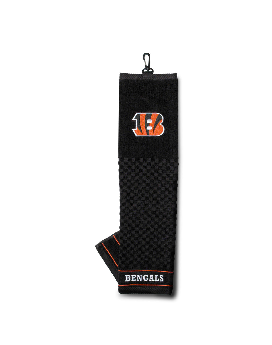 NFL Official Team Crested Tri Fold Golf Towel. Cincinnati Bengals.