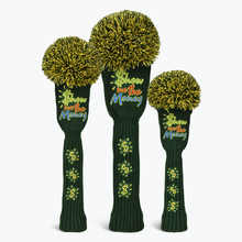 Load image into Gallery viewer, PRG Originals Show me the Money Pom Pom Design Golf Headcovers. Set of 3. Driver, Fairway and Rescue.
