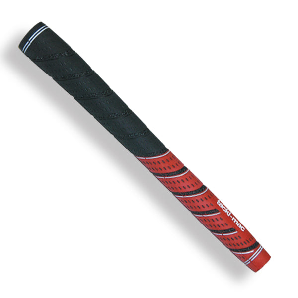 Tacki Mac Dual Molded Golf Putter Grip. Red / Black Standard Size.