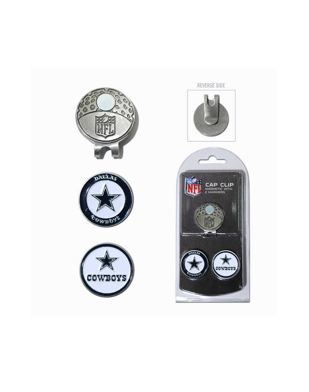 NFL Official Team Crested Hat or Cap Clip. Dallas Cowboys.