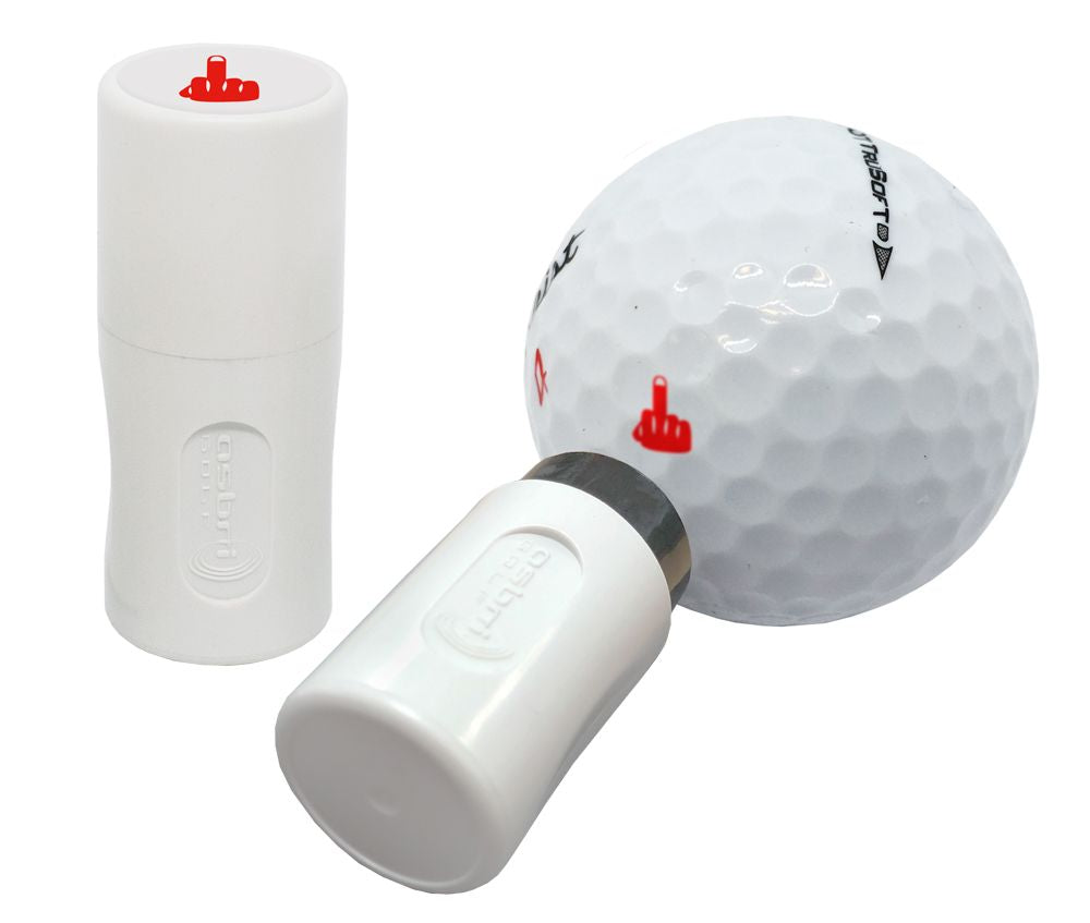 Asbri Golf Ball Stamper. Finger.