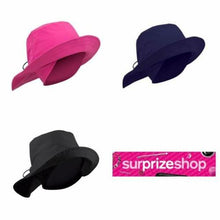 Load image into Gallery viewer, Surprizeshop Ladies Fleece Lined Waterproof Rain Hat. Pink, Navy or Black.
