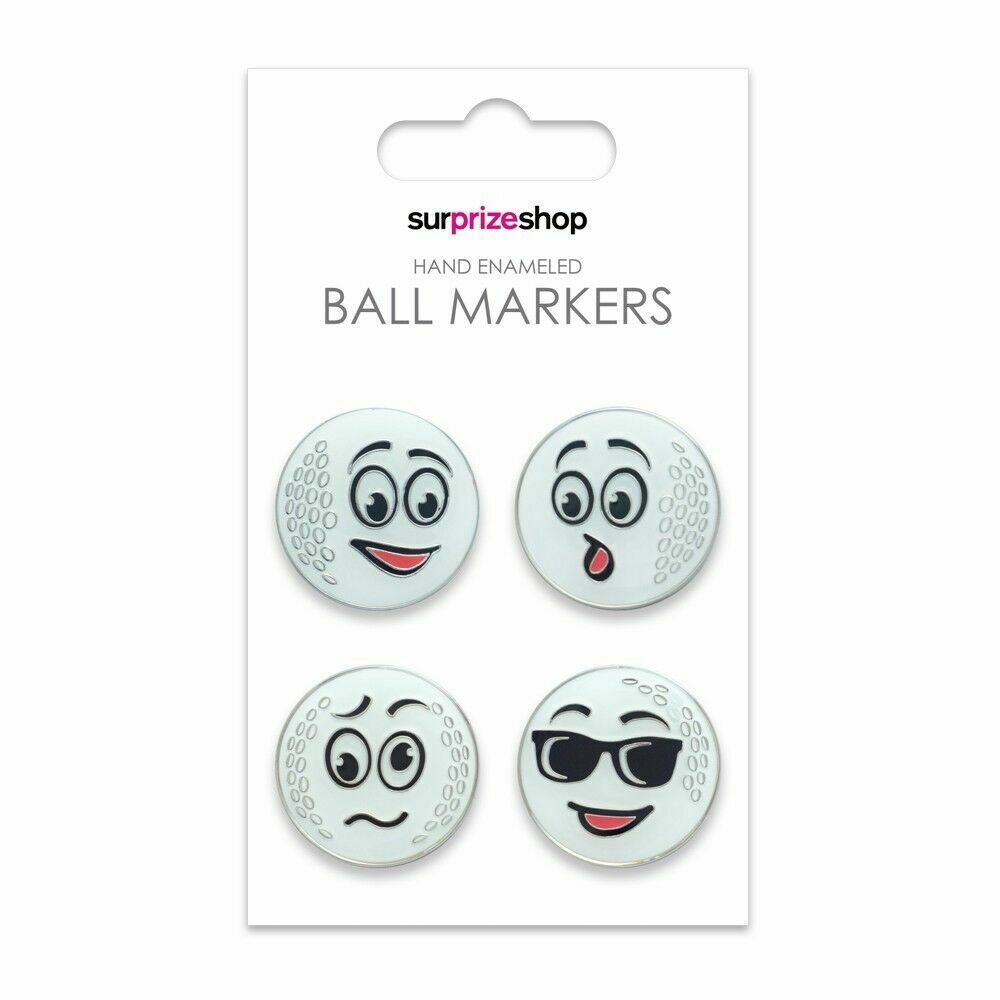 Surprizeshop Funny Old Game Set of 4 Golf Ball Markers.