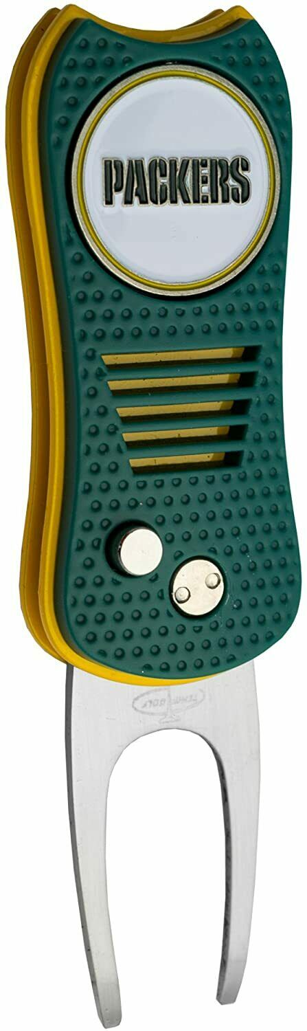 NFL Official Switchfix Golf Divot Tool. Green Bay Packers.