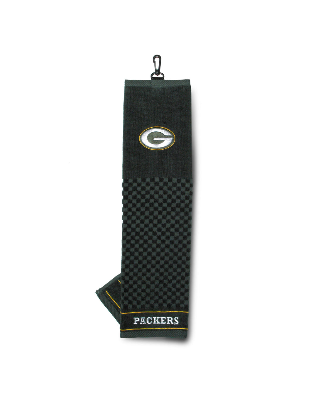 NFL Official Team Crested Tri Fold Golf Towel. Green Bay Packers.