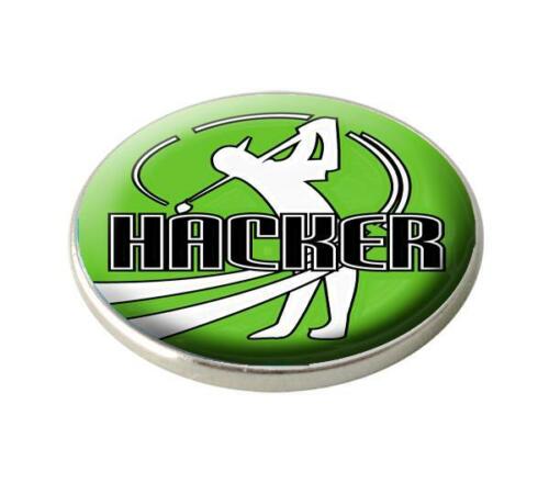 Hacker Golf Ball Marker