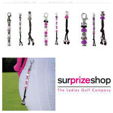 Load image into Gallery viewer, Surprizeshop Beaded Golf Score Counter - Silver, Pink or Purple Crystal Bead
