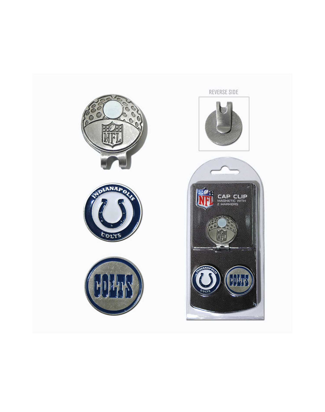 NFL Official Team Crested Hat or Cap Clip. Indianapolis Colts.