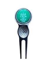 Load image into Gallery viewer, Hole in One, Nearest the Pin, Longest Drive etc Design Golf Divot Tool With Detachable Golf Ball Marker
