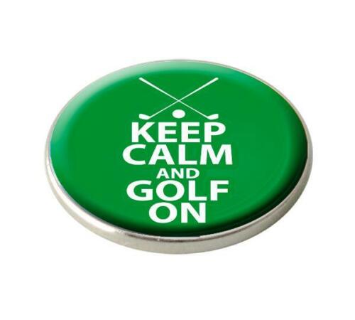 Keep Calm and Golf On Golf Ball Marker