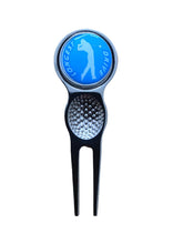 Load image into Gallery viewer, Hole in One, Nearest the Pin, Longest Drive etc Design Golf Divot Tool With Detachable Golf Ball Marker
