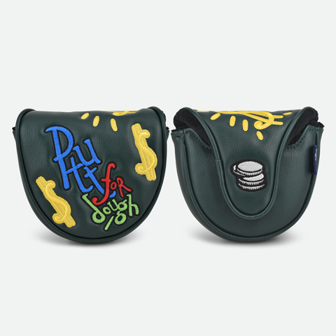 PRG Originals Drive For Show, Putt For Dough Design Golf Mallet Putter Headcover.