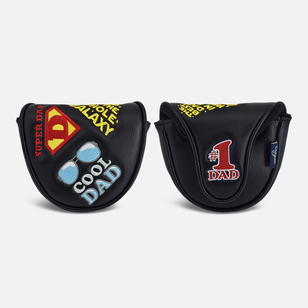 PRG Originals Super Dad Design Golf Mallet Putter Headcover.