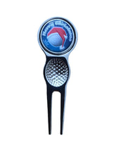 Load image into Gallery viewer, Hole in One, Nearest the Pin, Longest Drive etc Design Golf Divot Tool With Detachable Golf Ball Marker
