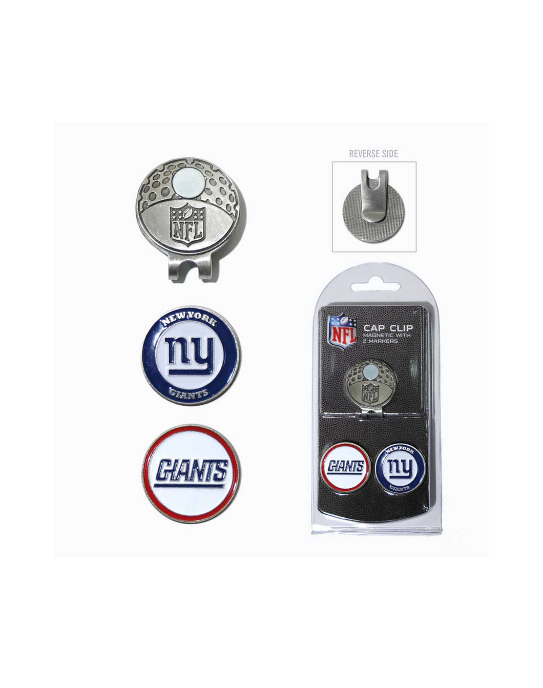 NFL Official Team Crested Hat or Cap Clip. New York Giants.
