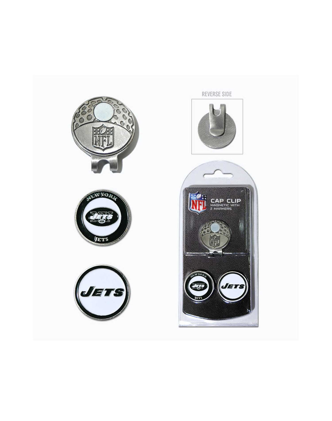 NFL Official Team Crested Hat or Cap Clip. New York Jets.