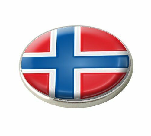 Norway National Flag Crested Golf Ball Marker