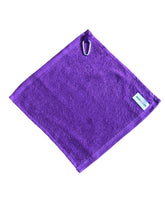 Load image into Gallery viewer, Surprizeshop 2022 Ladies Carabiner Golf Towel . Aqua, Black, Purple, Pink or Navy
