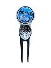 Load image into Gallery viewer, Hacker or Shanker Design Golf Divot Tool With Detachable Golf Ball Marker
