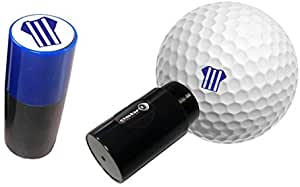 Asbri Golf Ball Stamper. Stripes Blue.