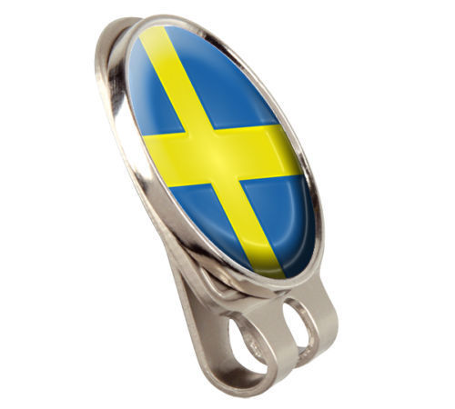 Sweden Hat Clip and Golf Ball Marker