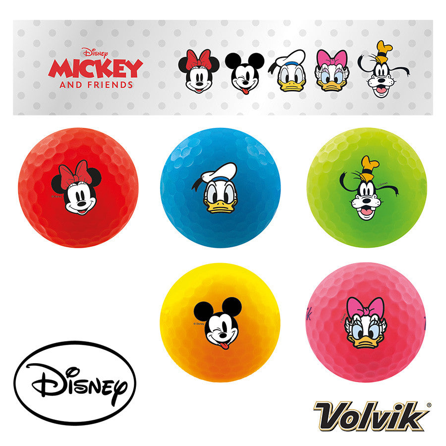 Volvik Vivid Disney Packs. 5 ball Gift Pack