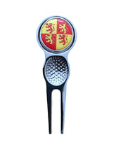 Load image into Gallery viewer, Wales, England, Scotland, Ireland Design Golf Divot Tool With Detachable Golf Ball Marker
