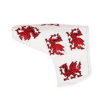 Load image into Gallery viewer, Masters Headkase Wales Golf Blade Style Putter Headcover.
