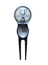 Load image into Gallery viewer, Hole in One, Nearest the Pin, Longest Drive etc Design Golf Divot Tool With Detachable Golf Ball Marker
