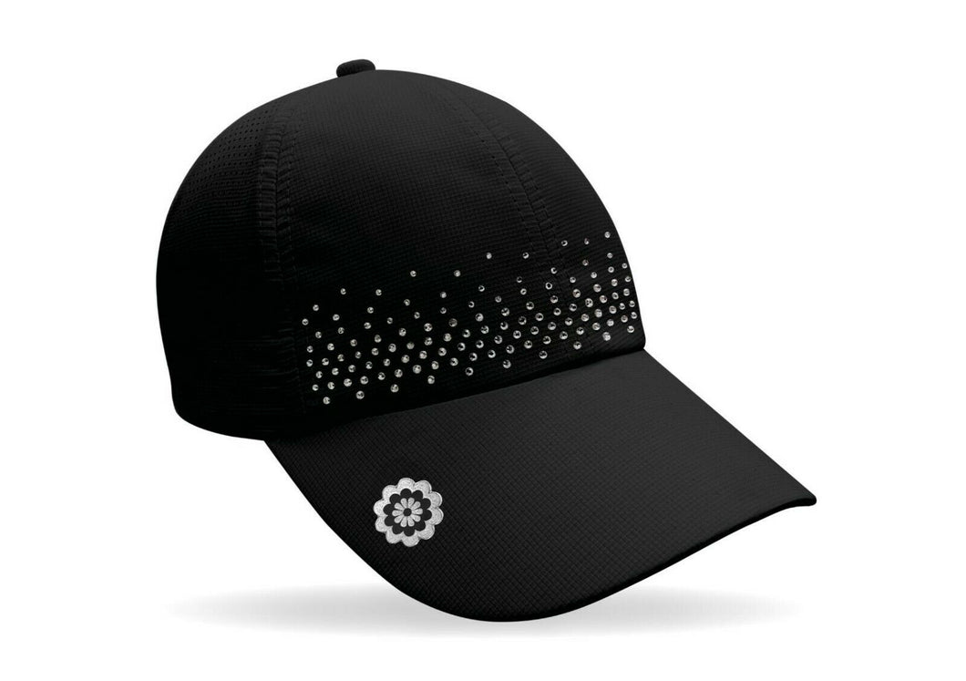 Surprizeshop Ladies Crystal Golf Cap. Pink, White, Blue or Black